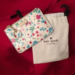 KATE SPADE CARD HOLDER MINI WALLET NWT. DUST BAG